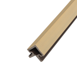 Slatted Cladding Corner Trim | Natural Oak | 2500mm