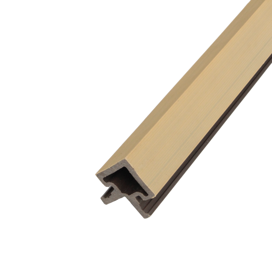 Slatted Cladding Corner Trim | Natural Oak | 2500mm
