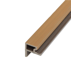 Slatted Cladding End Trim | Spiced Cedar | 2500mm