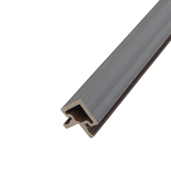 Slatted Cladding Corner Trim | Stone Grey | 2500mm