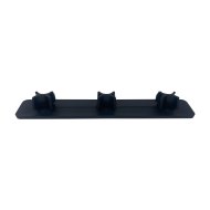 Elegance End Cap | Charcoal | 1 Piece